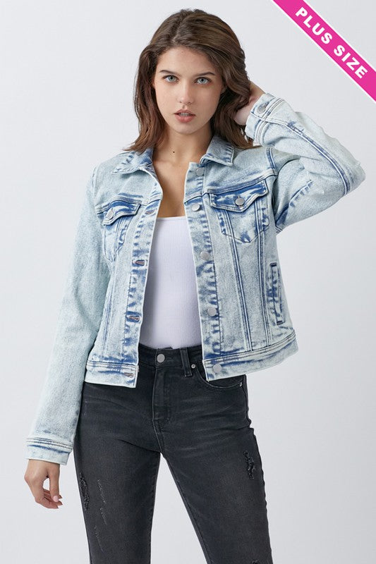 Curvy Vintage Jean Jacket