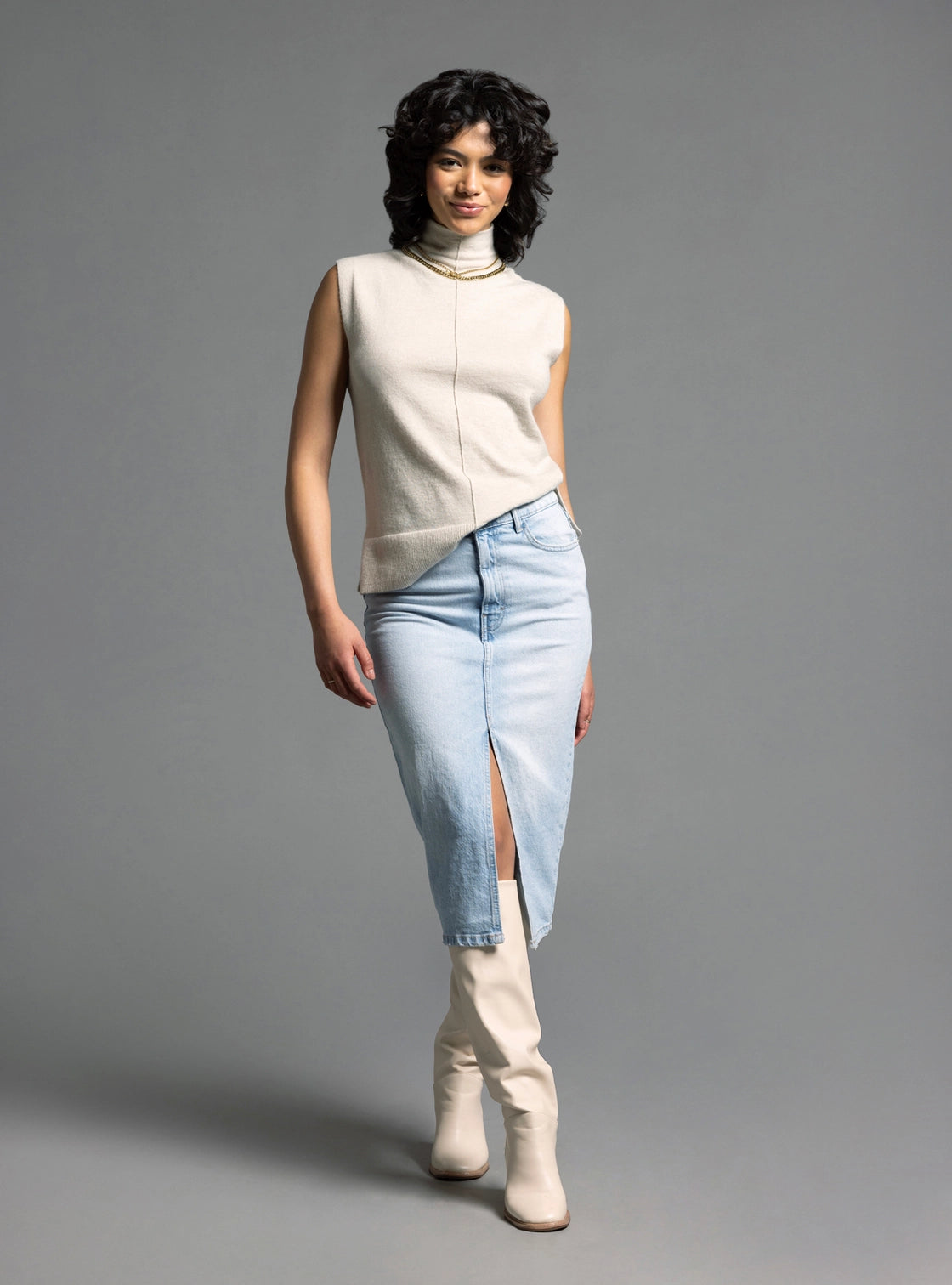 Creme Jessamine Tank