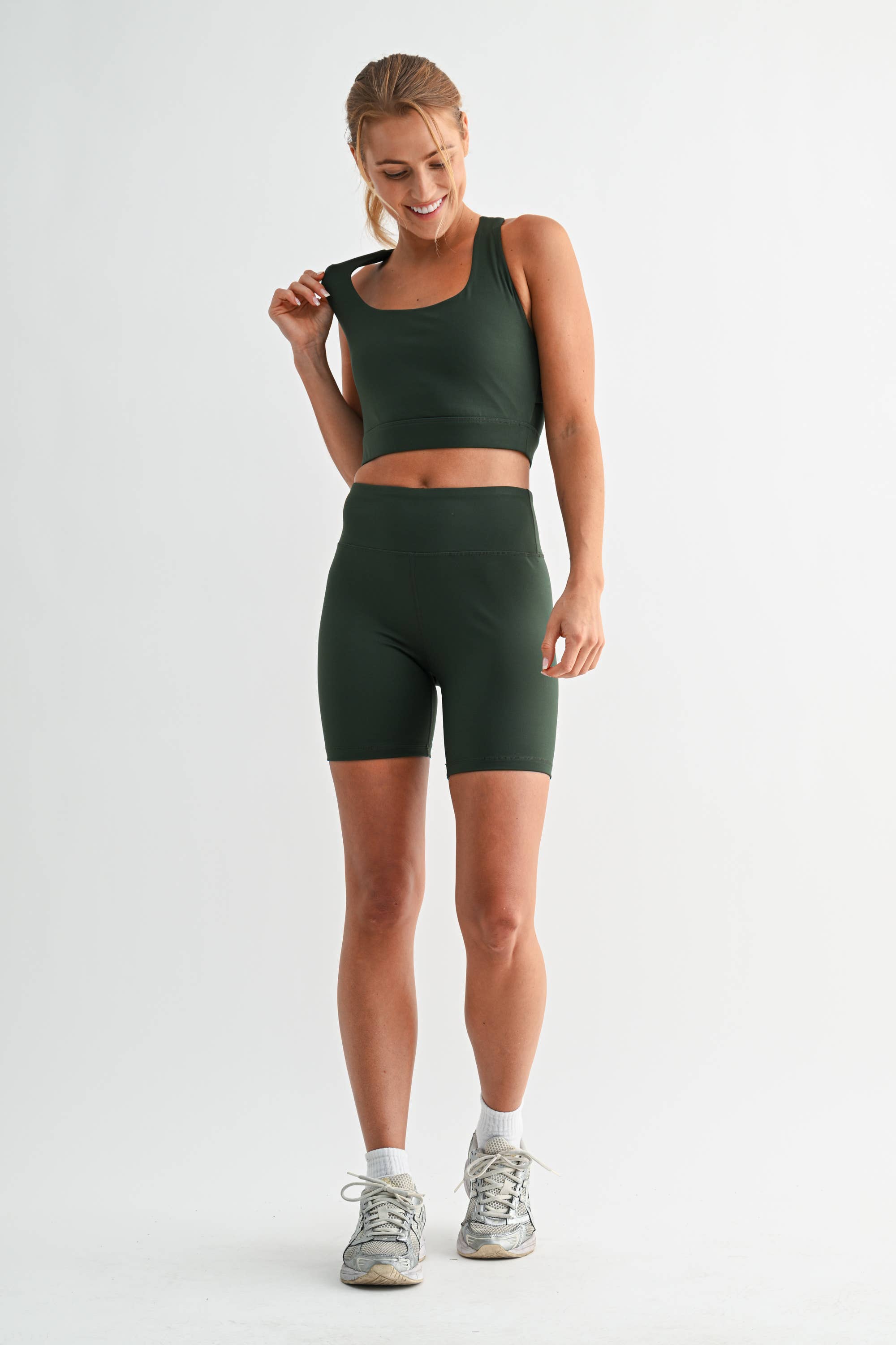 Newport Forest Biker Shorts