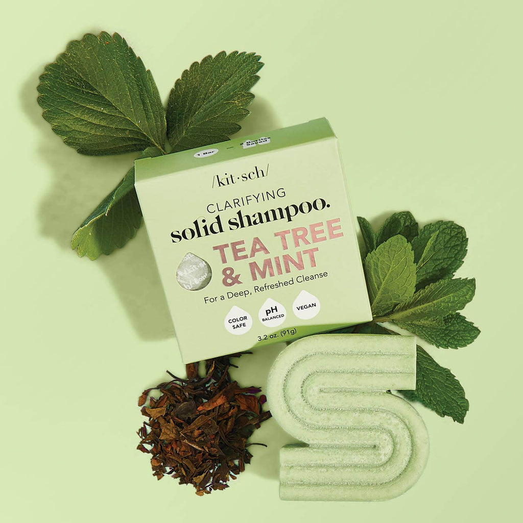 KITSCH Tea Tree + Mint Clarifying Shampoo Bar
