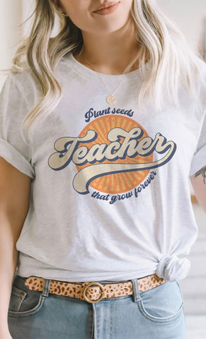 Retro Teacher Tee