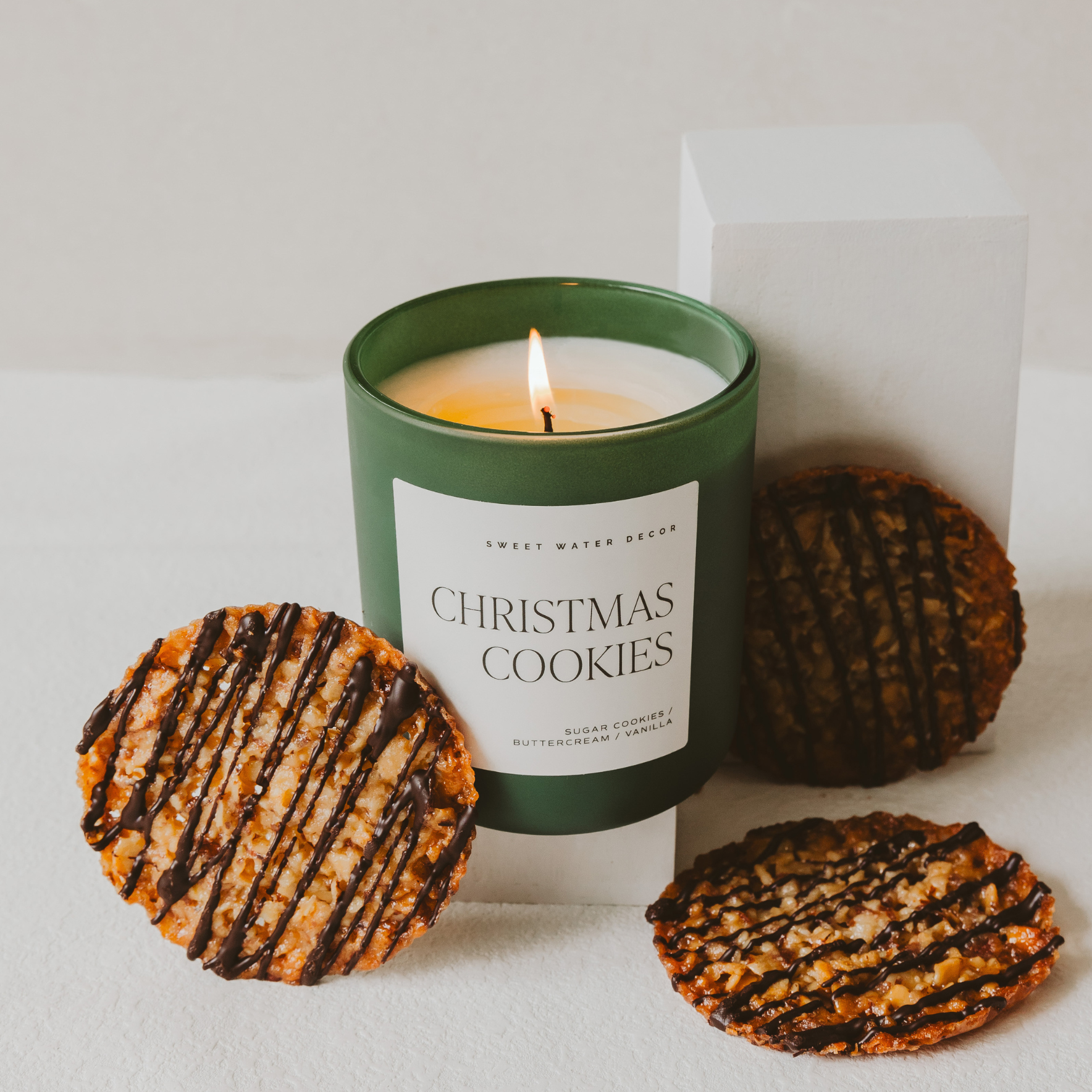Christmas Cookies 15 oz Soy, Matte Jar