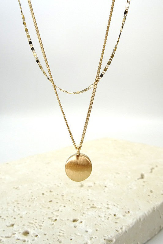 Layered Coin Necklace