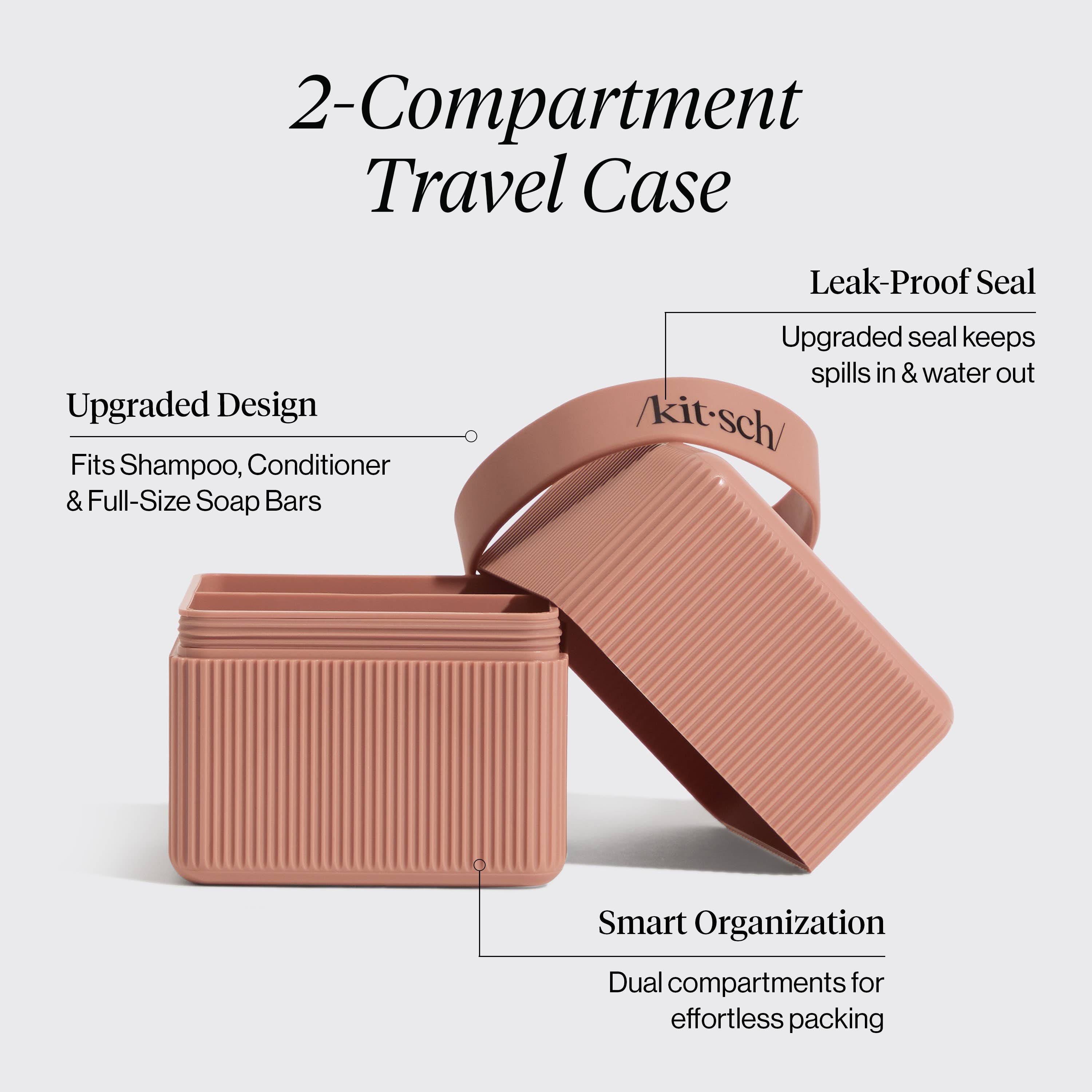 KITSCH Travel Case - Terracotta