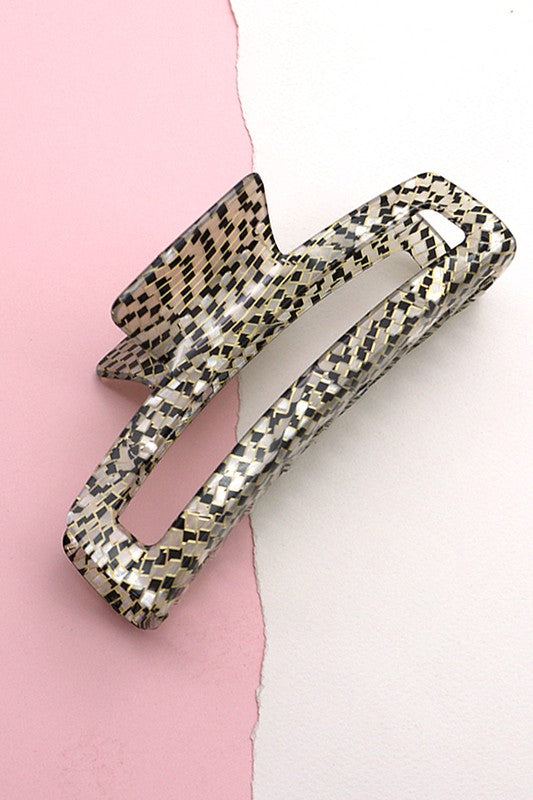 Checkered Hair Clip