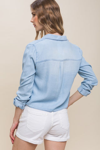 Cambree Chambray Top