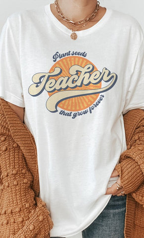 Retro Teacher Tee