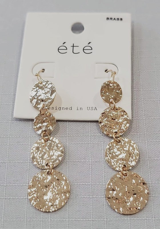 Disc Dangle Earrings