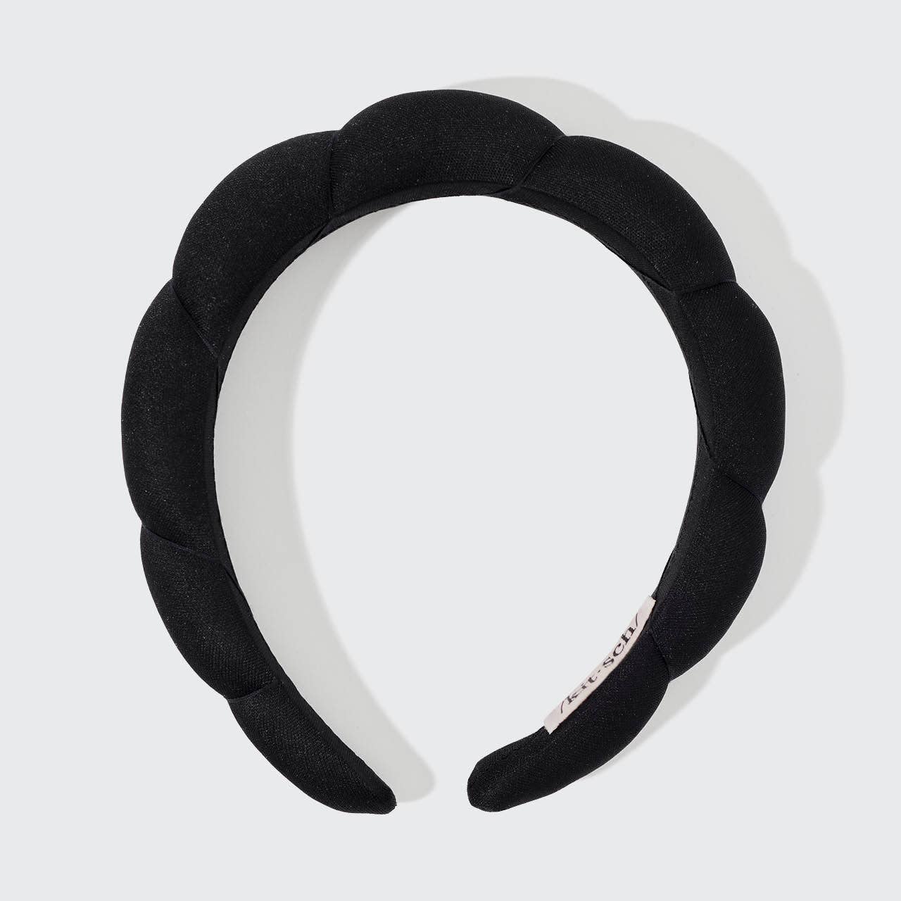 KITSCH Puffy Headband Black