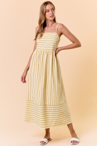 Honey Striped Maxi Dress