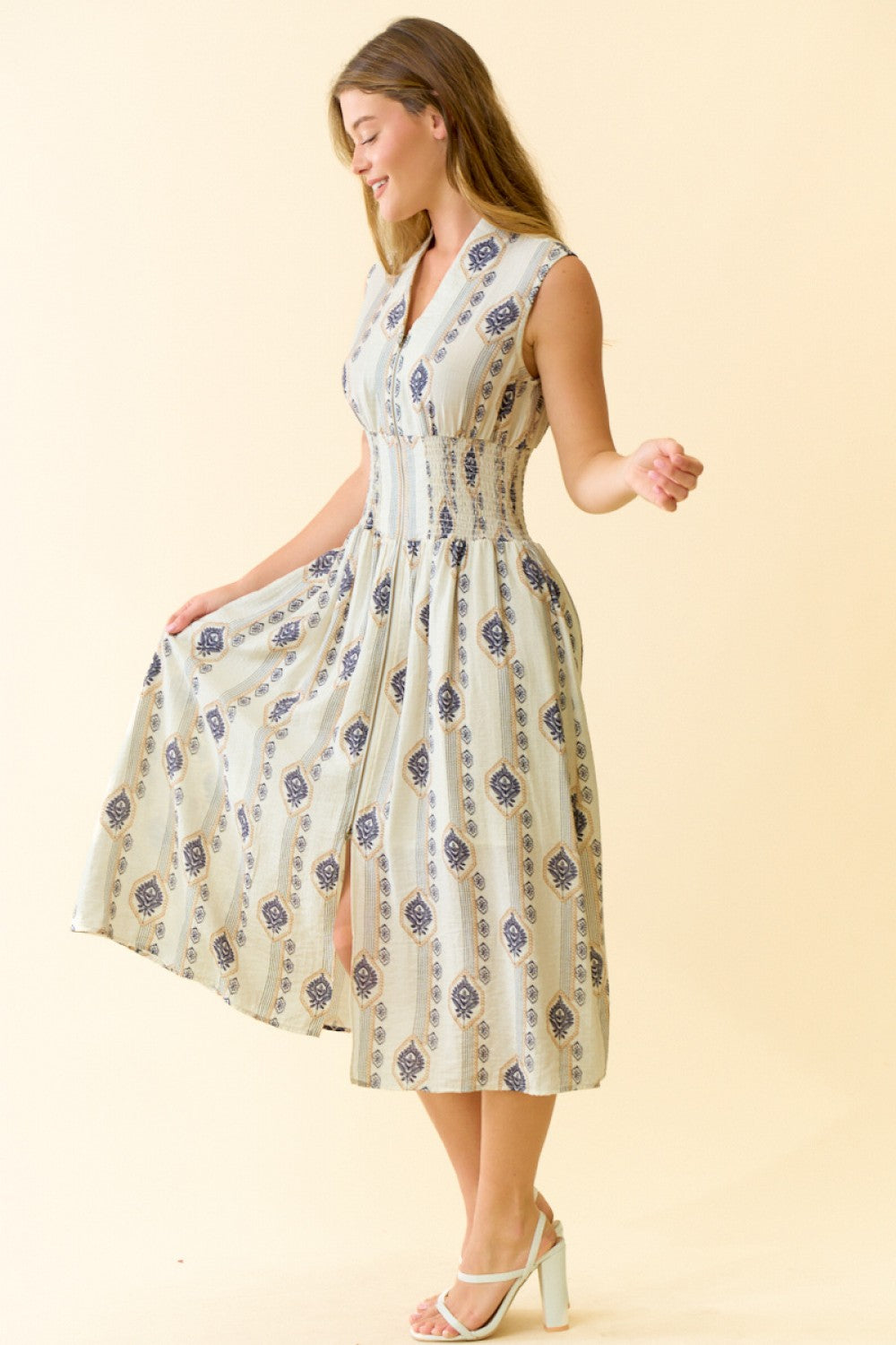 Botanical Midi Dress