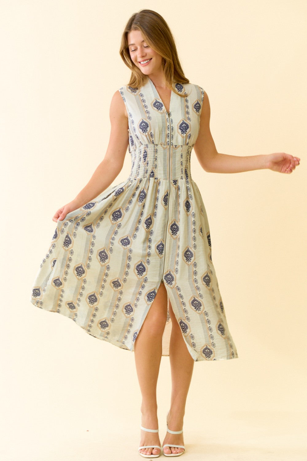 Botanical Midi Dress