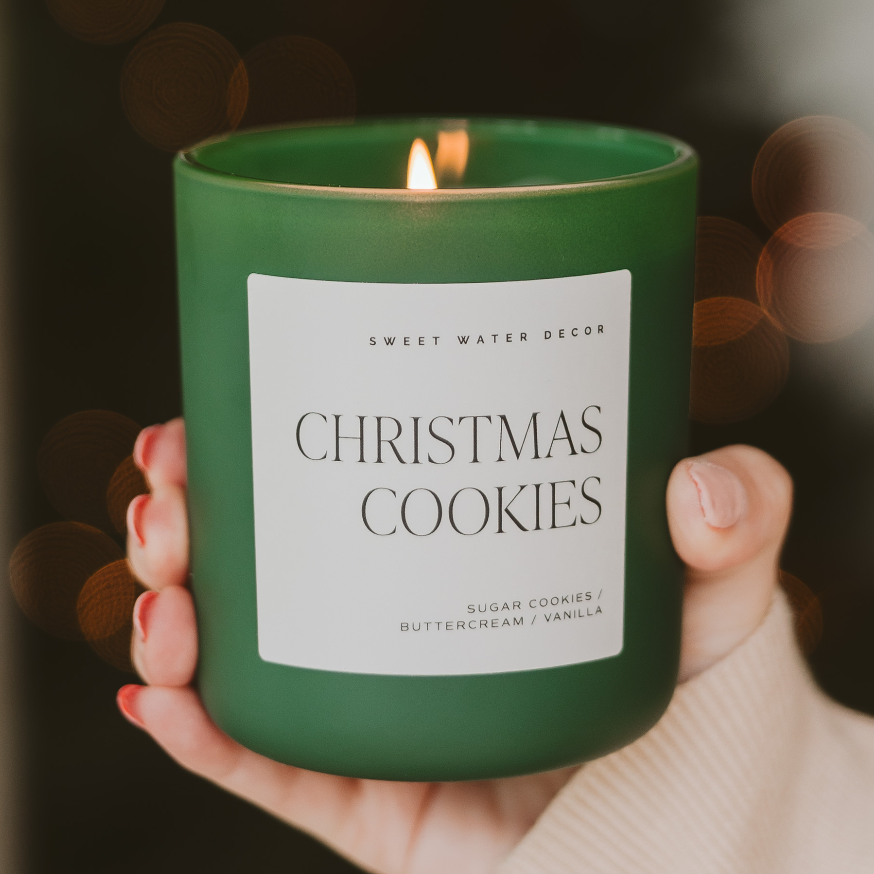 Christmas Cookies 15 oz Soy, Matte Jar