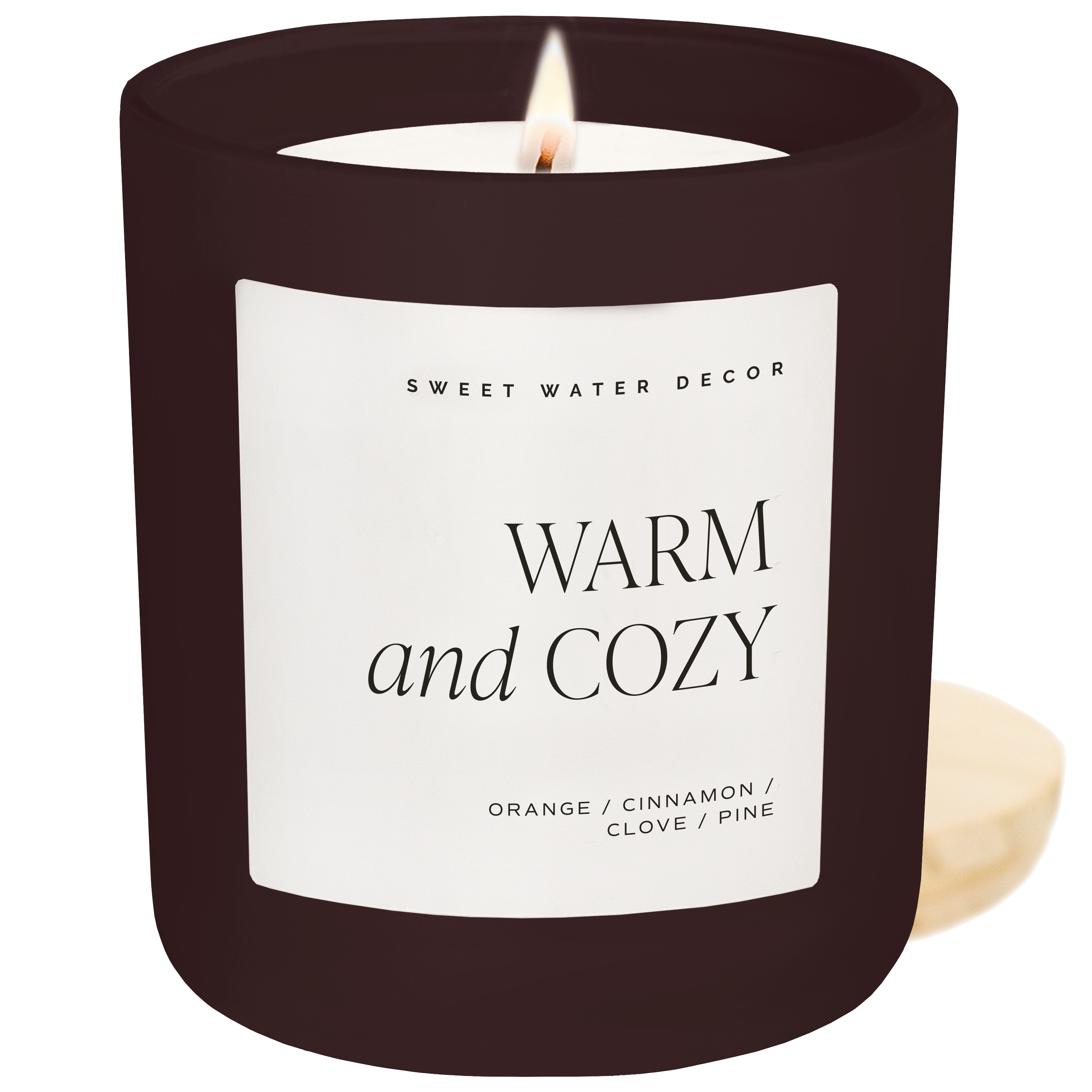 Warm and Cozy 15 oz Soy Candle, Matte Jar