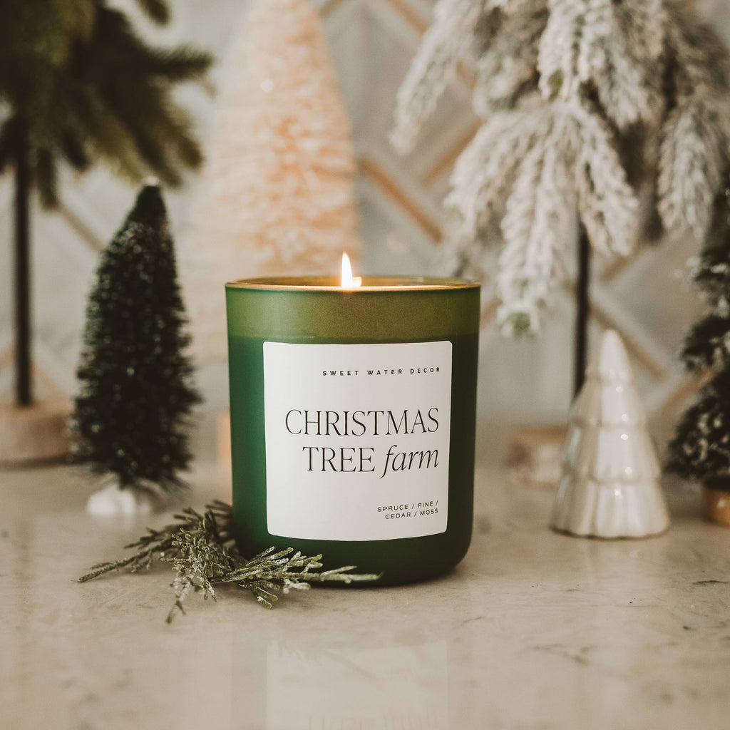 Christmas Tree Farm 15 oz Matte Jar