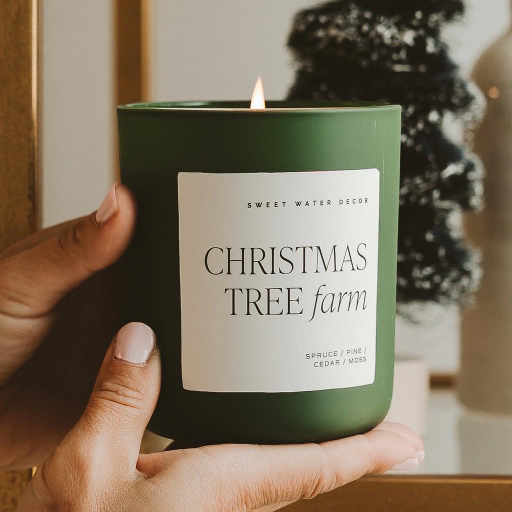 Christmas Tree Farm 15 oz Matte Jar