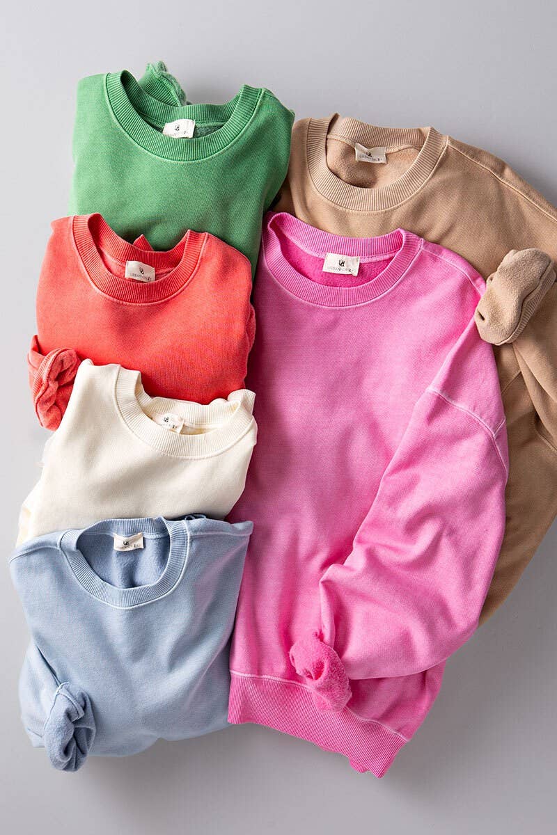 Comfort Washed - Crew Neck