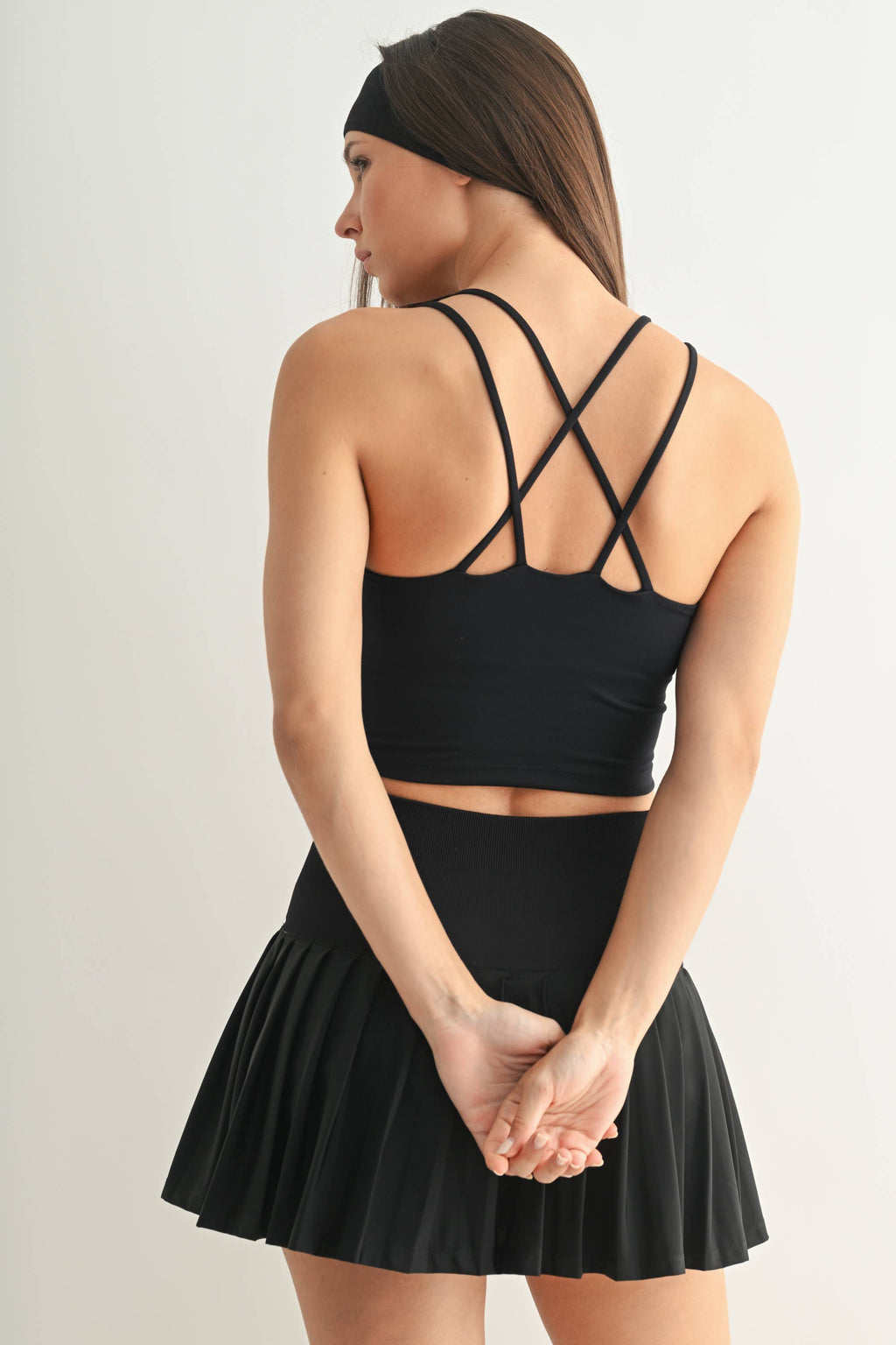 Venice Cloud Light Criss-Cross Sports Bra