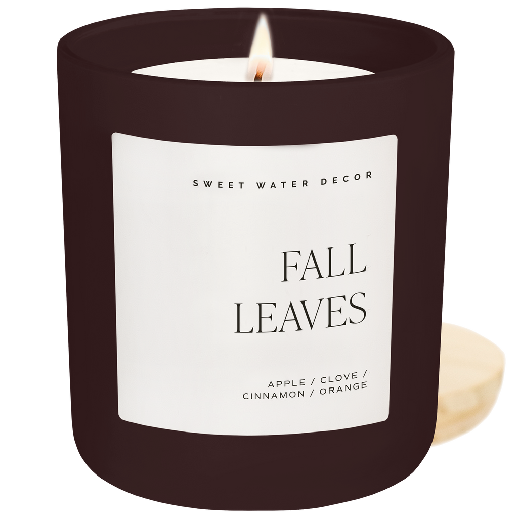 Fall Leaves 15 oz Candle, Matte Jar