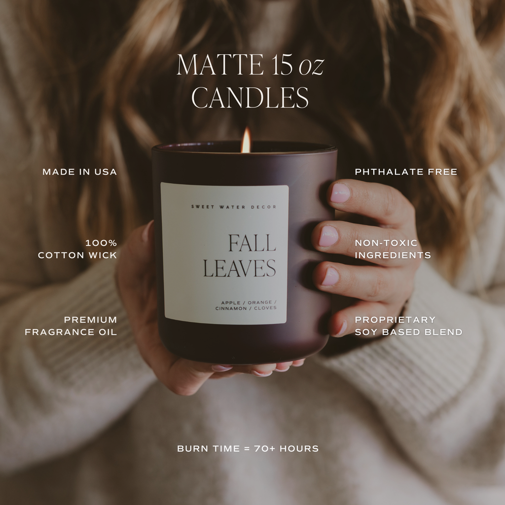 Cozy Season 15 oz Candle, Matte Jar
