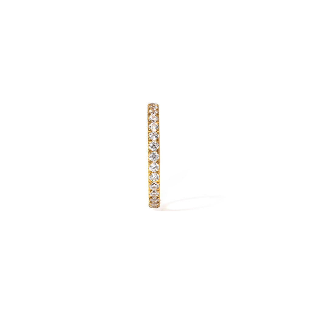 B. Grands Waterproof Dainty Tennis Ring