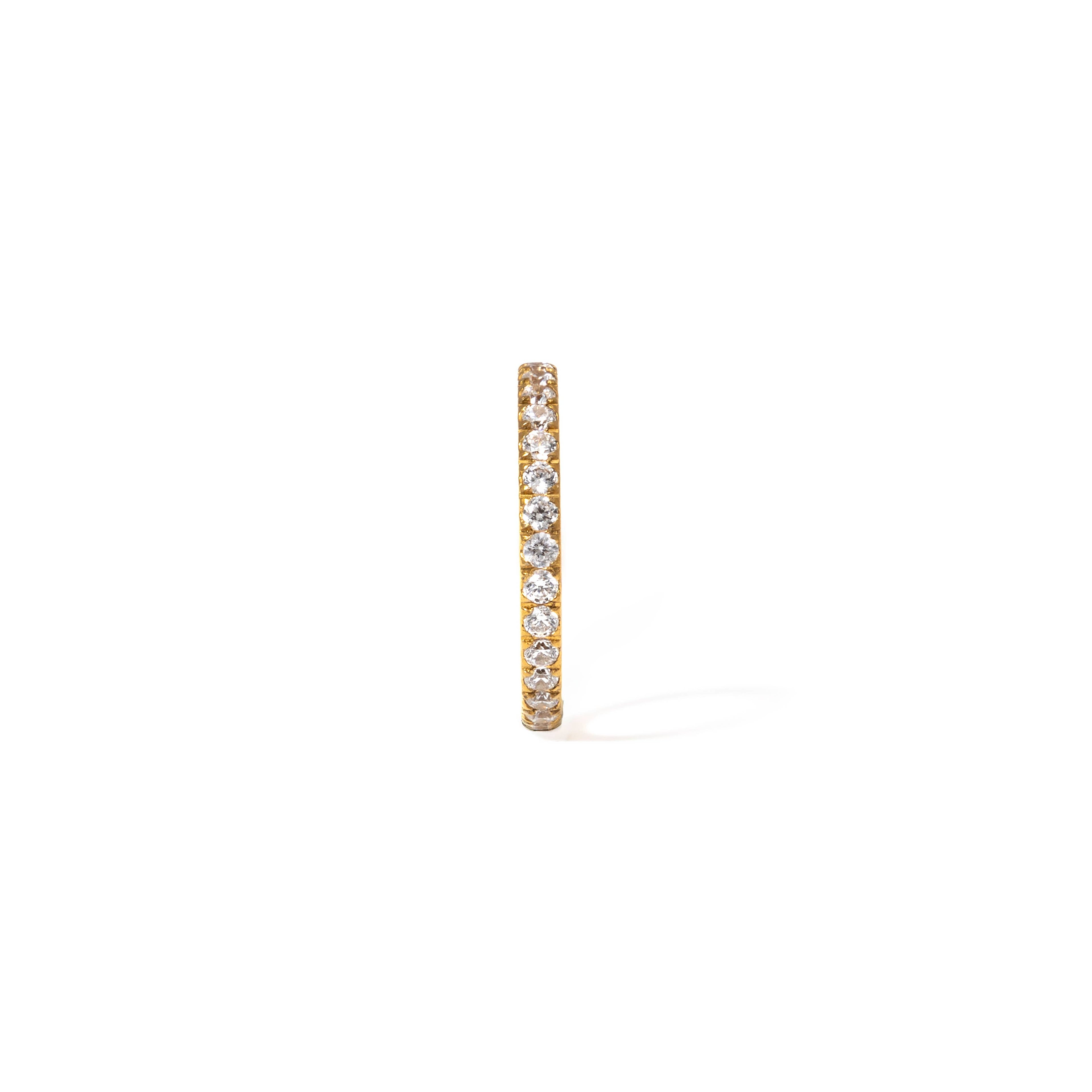 B. Grands Waterproof Dainty Tennis Ring
