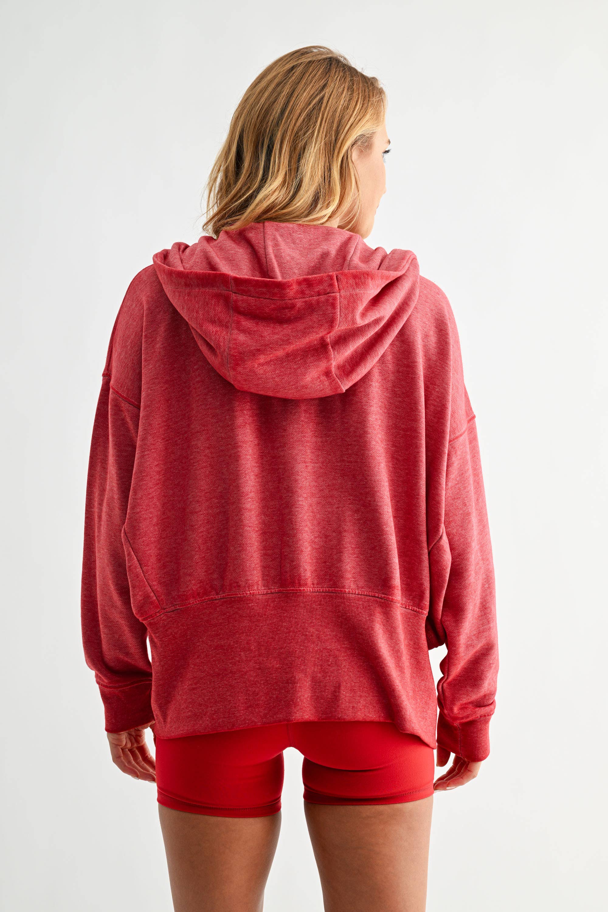 Burnout Hoodie Zip-Up