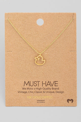 Duck Necklace