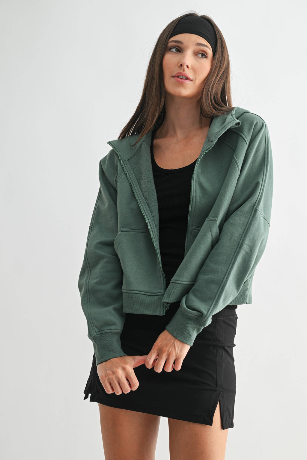 SoftStructure Zip-Up Fleece Hoodie