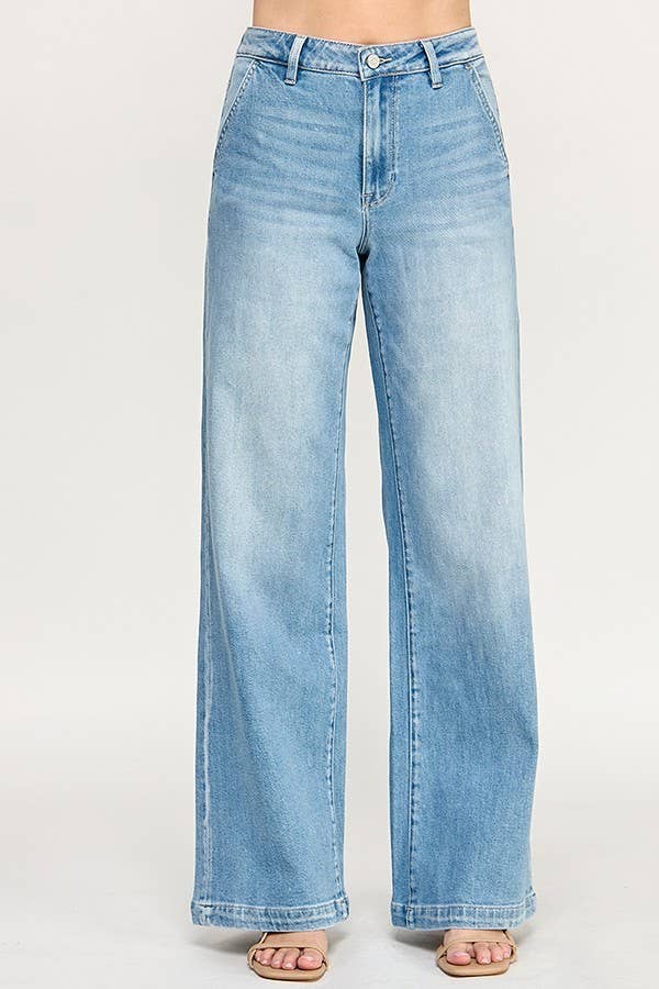 BRANDY SOFT TOUCH HIGH RISE PALAZZO JEANS