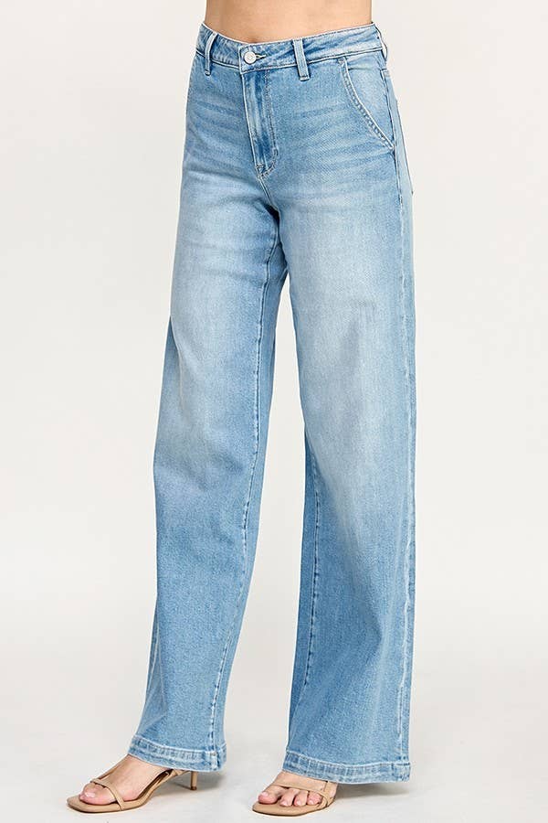 BRANDY SOFT TOUCH HIGH RISE PALAZZO JEANS