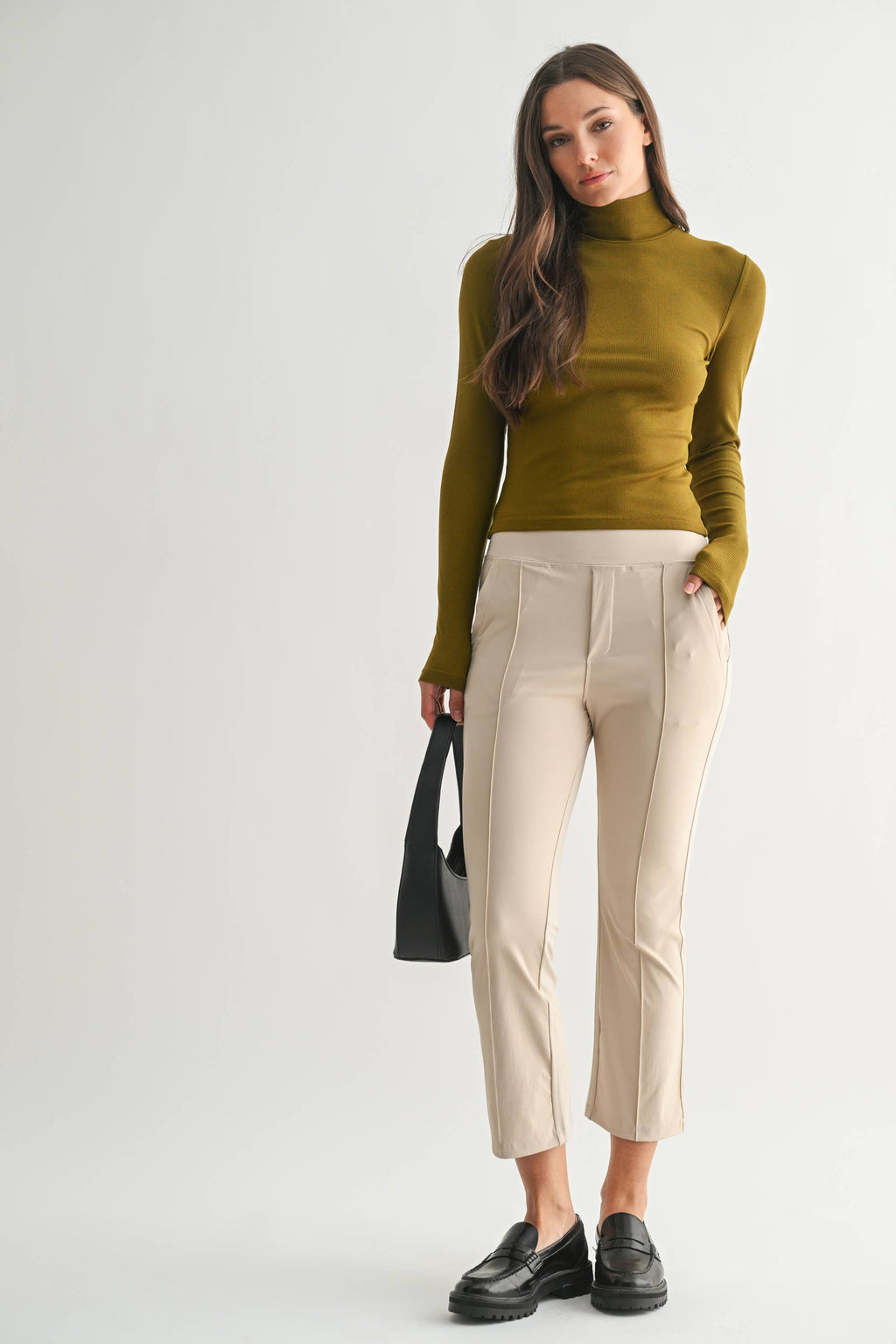 Essential Micro Ribbed Turtleneck