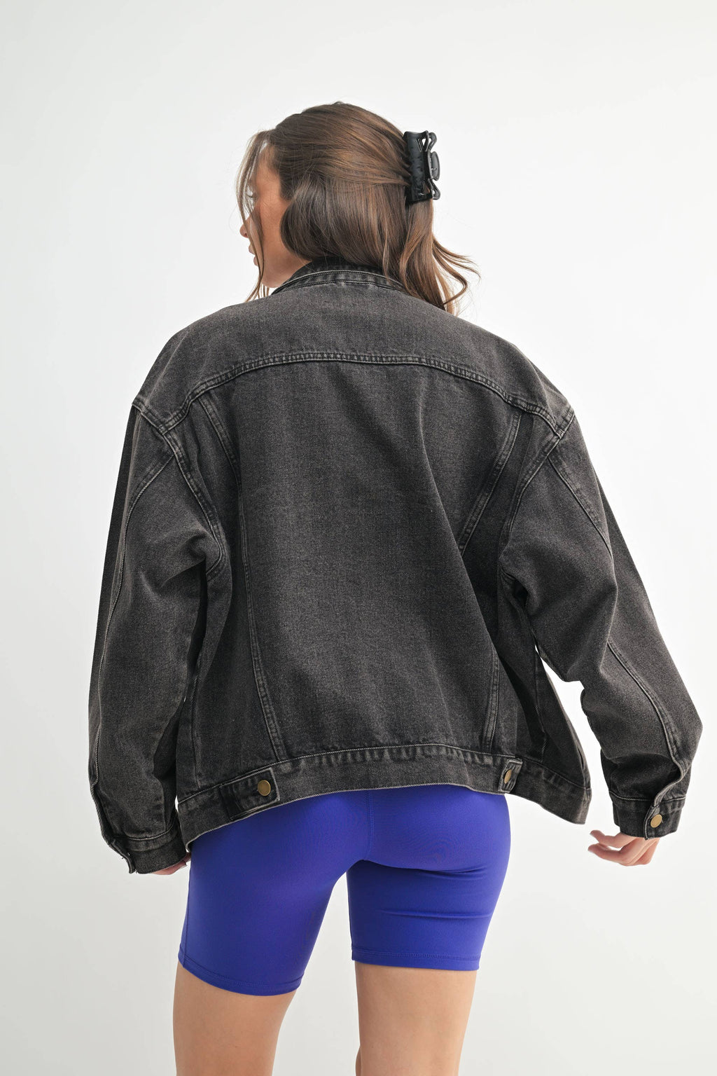 Boxy-Cut Denim Jacket