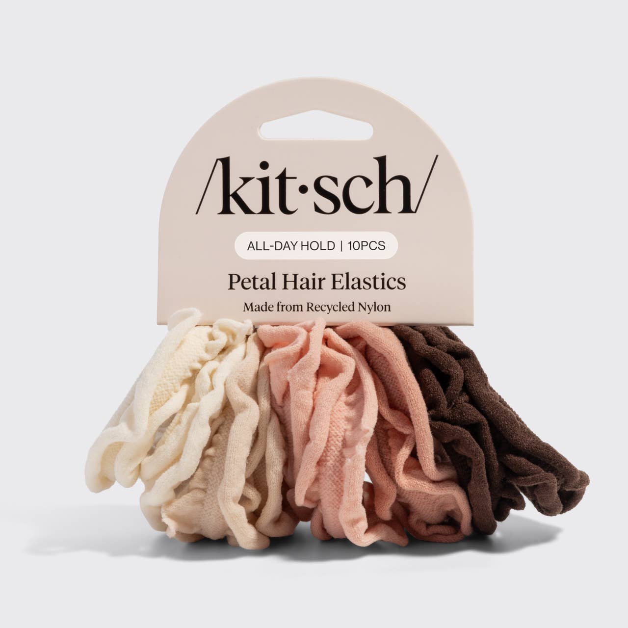 Petal Hair Elastics 10pc Set - Blush