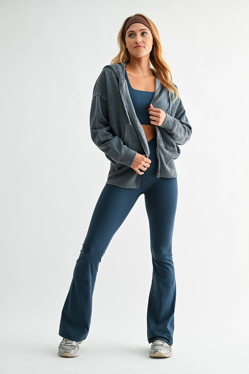 Burnout Hoodie Zip-Up