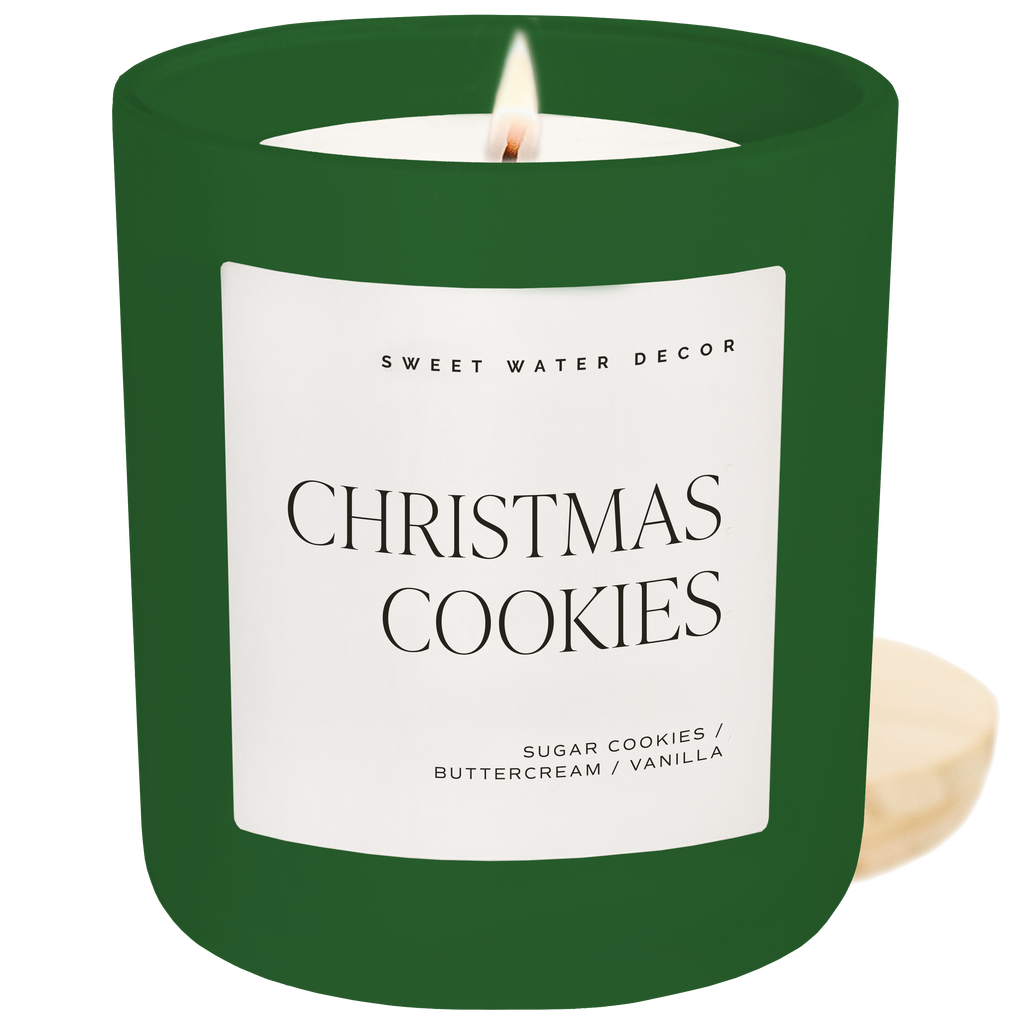 Christmas Cookies 15 oz Soy, Matte Jar
