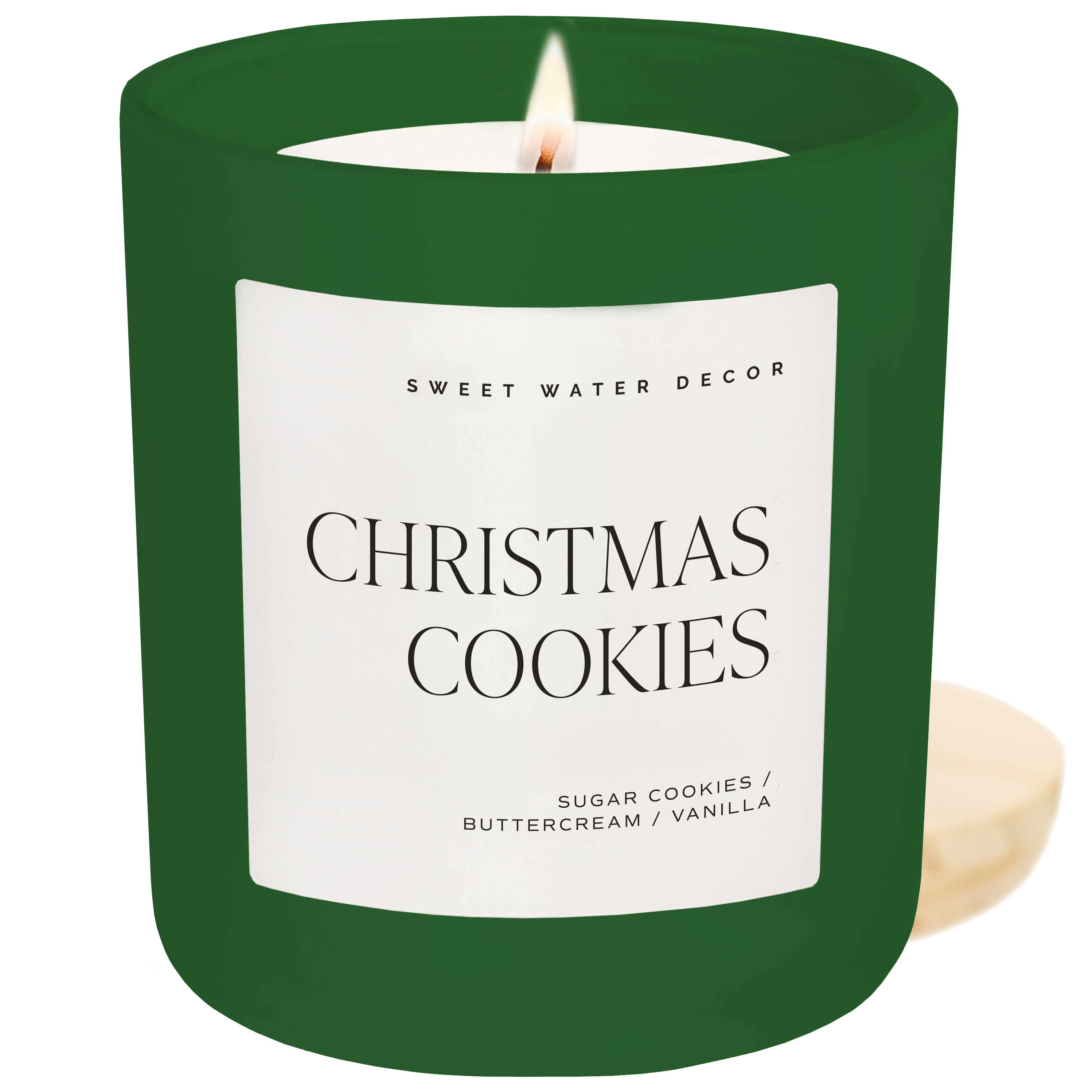 Christmas Cookies 15 oz Soy, Matte Jar
