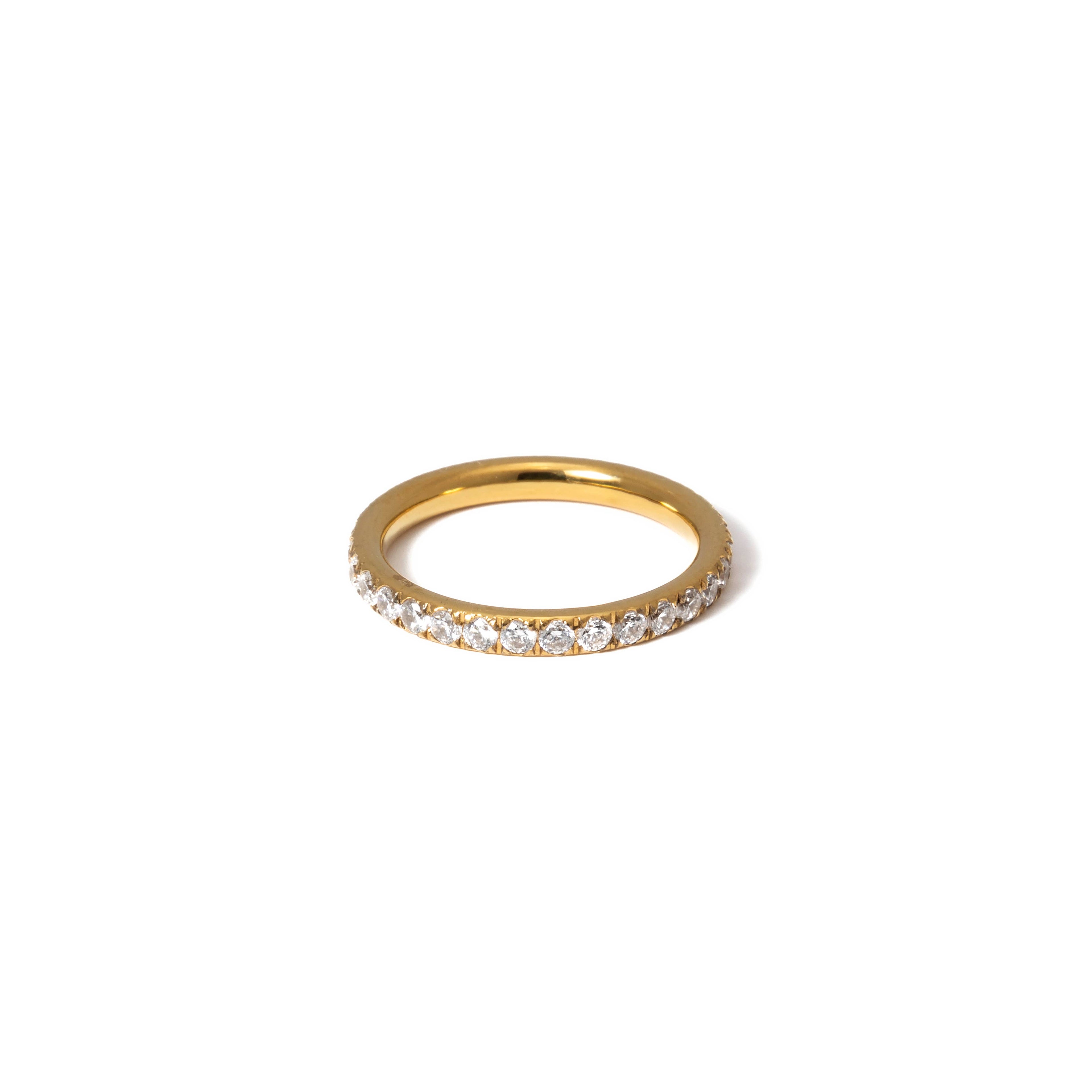 B. Grands Waterproof Dainty Tennis Ring