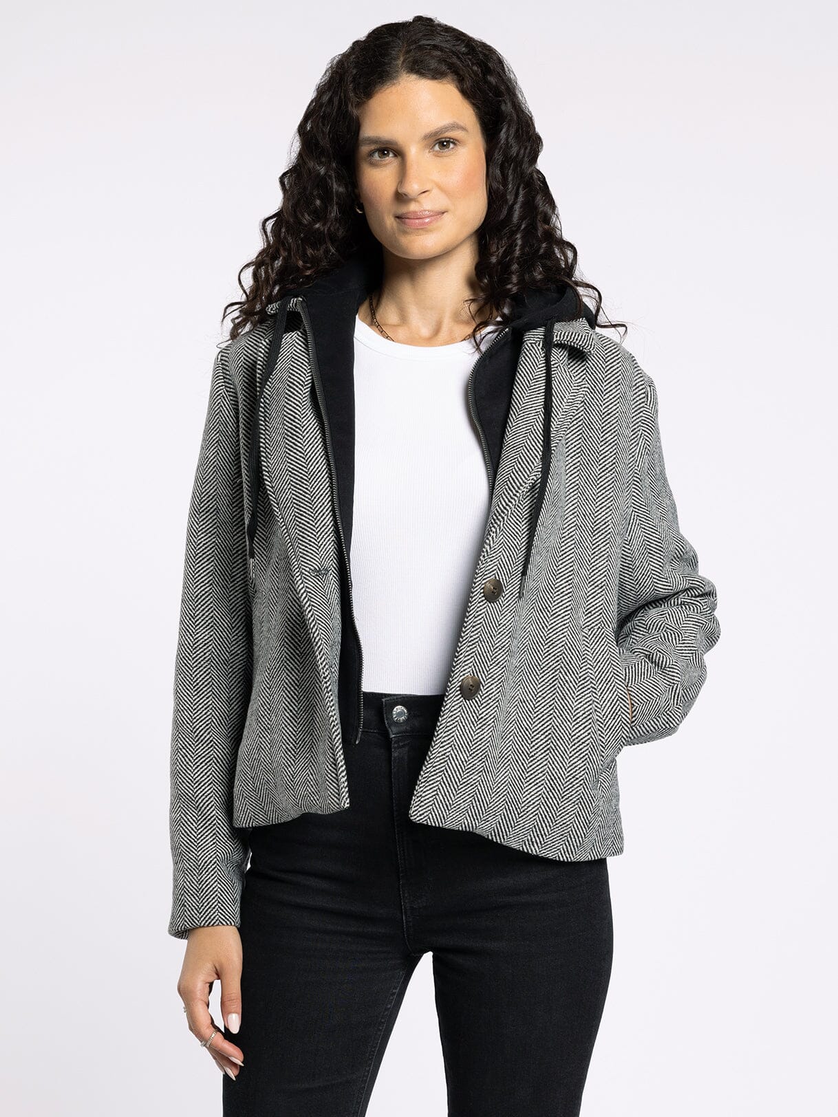 Alejandra Coat - Charcoal
