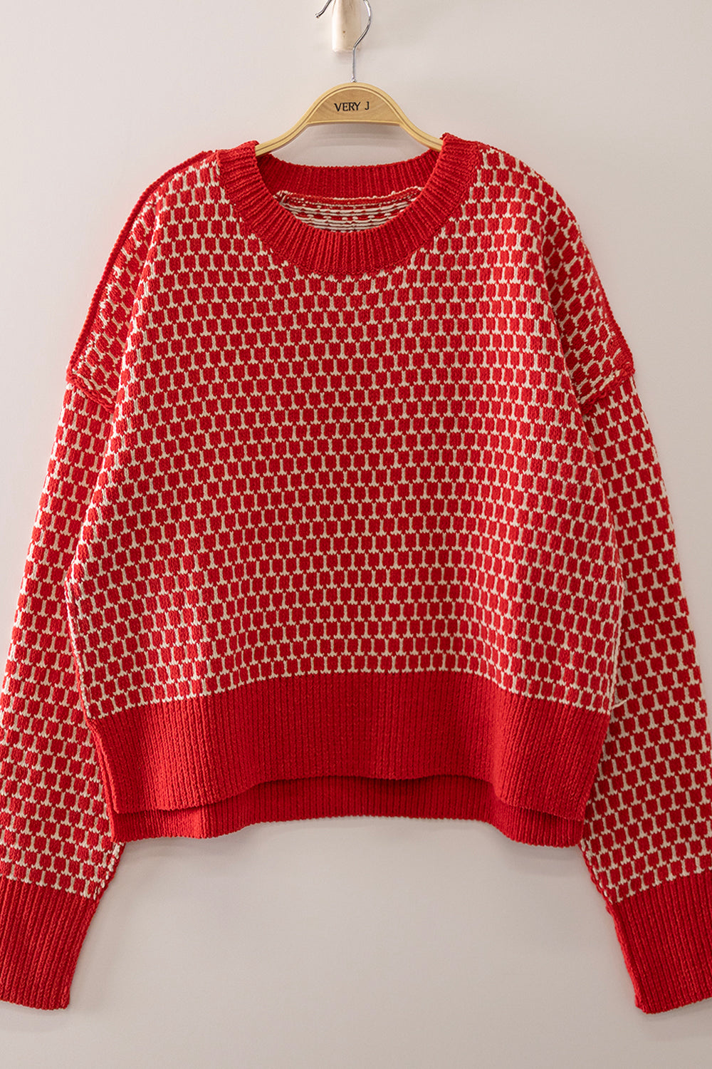 Avery J. - Red Sweater