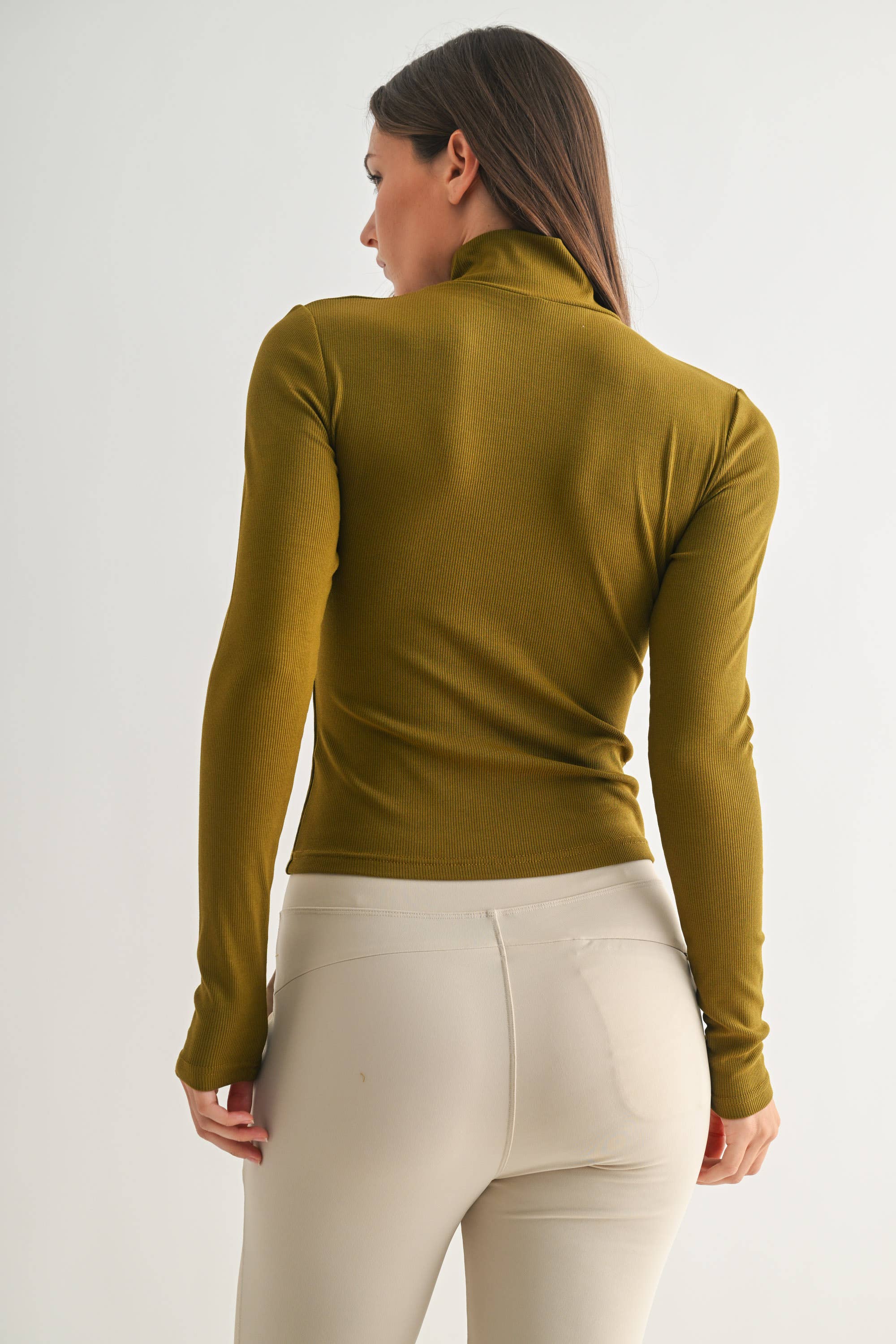 Essential Micro Ribbed Turtleneck
