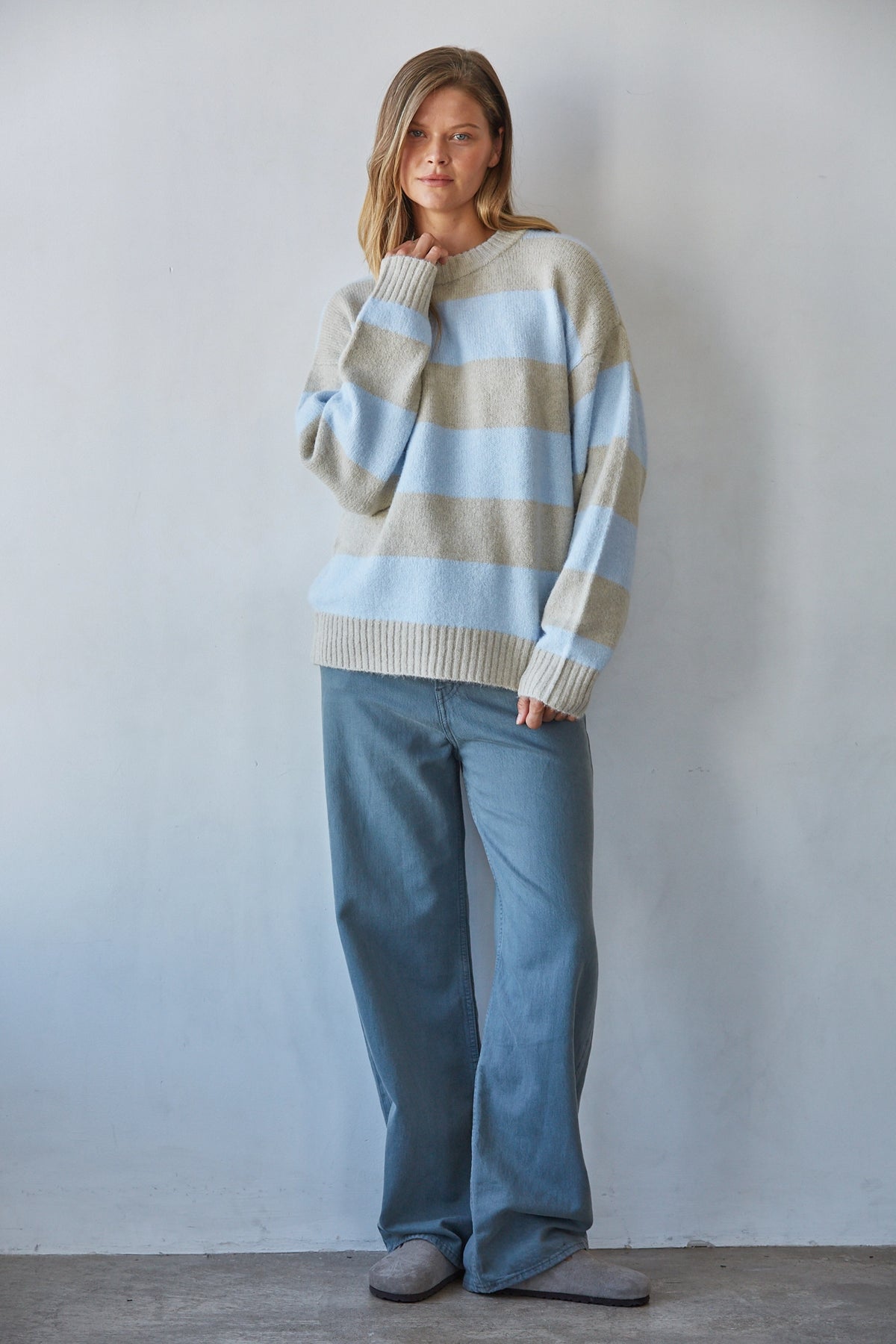 Lou Oversized Stripe Sweater