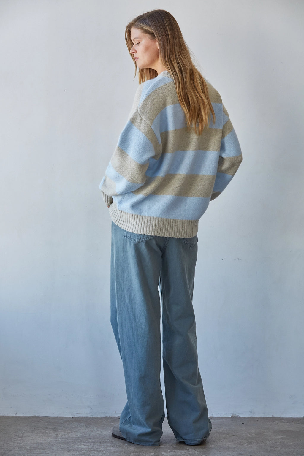 Lou Oversized Stripe Sweater