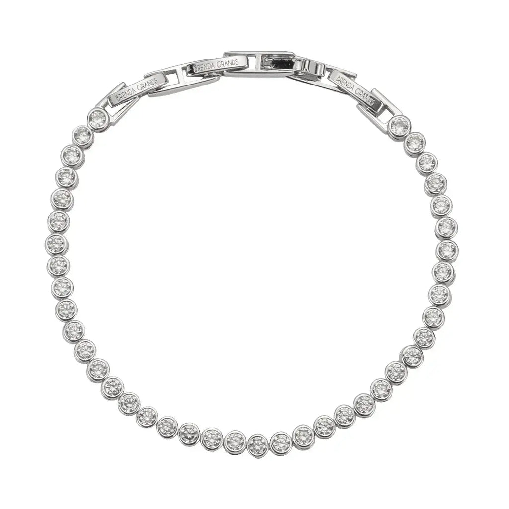 B. Grands 18K Gold Round Brilliant Tennis Bracelet
