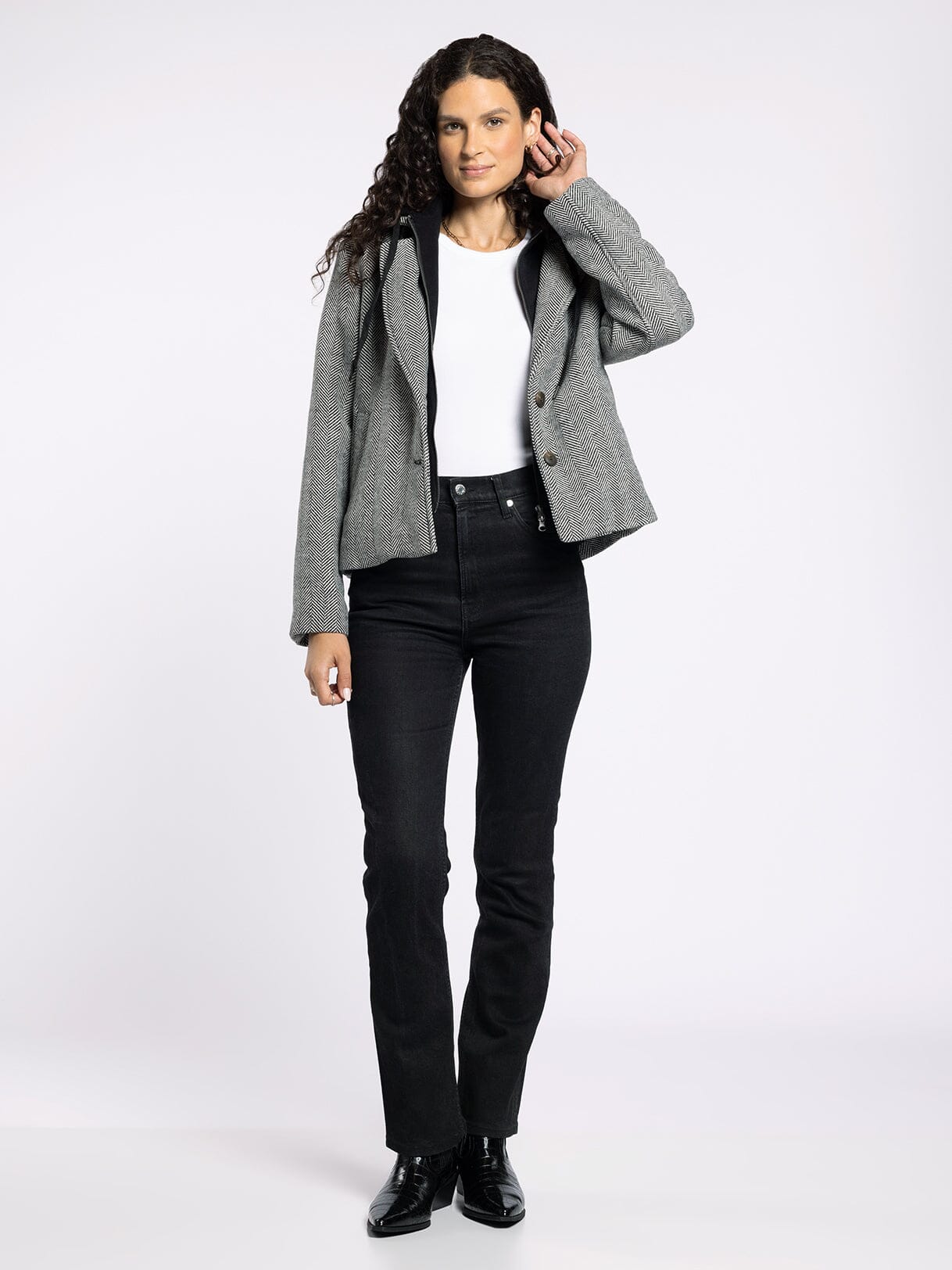 Alejandra Coat - Charcoal