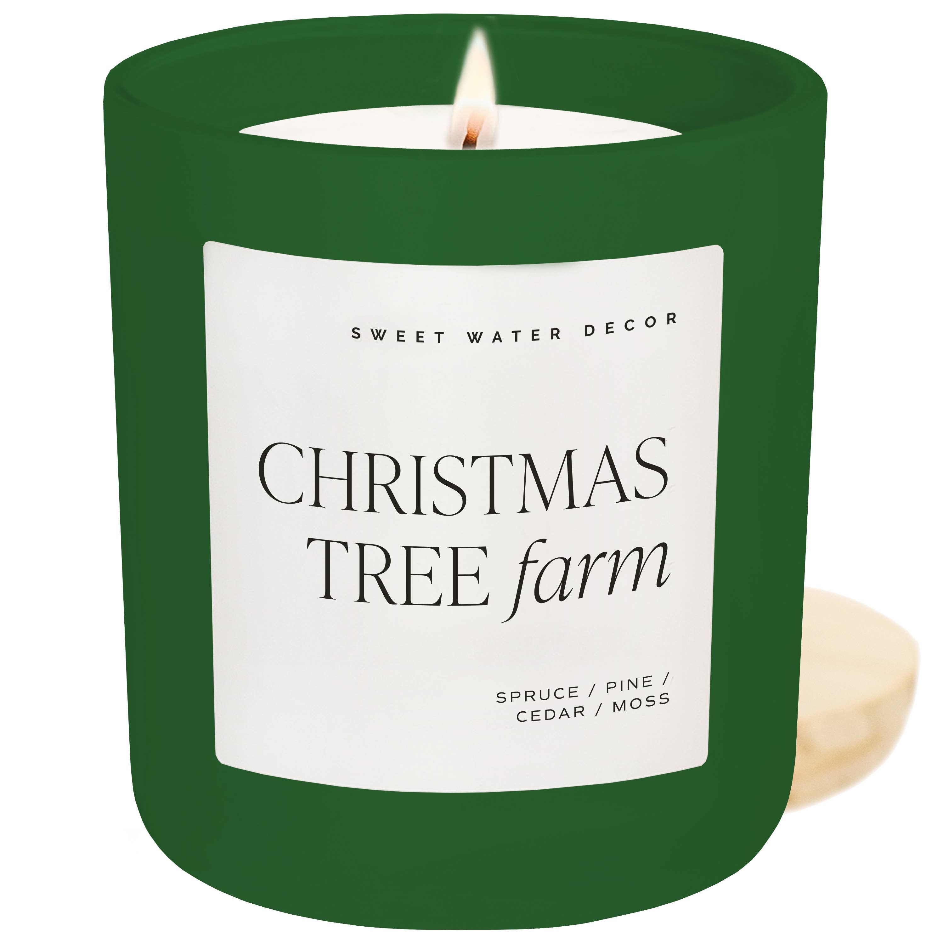 Christmas Tree Farm 15 oz Matte Jar