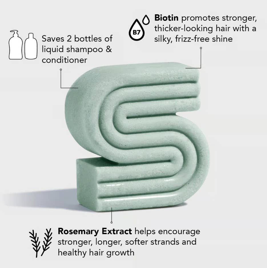 KITSCH Rosemary & Biotin Volumizing Solid Shampoo