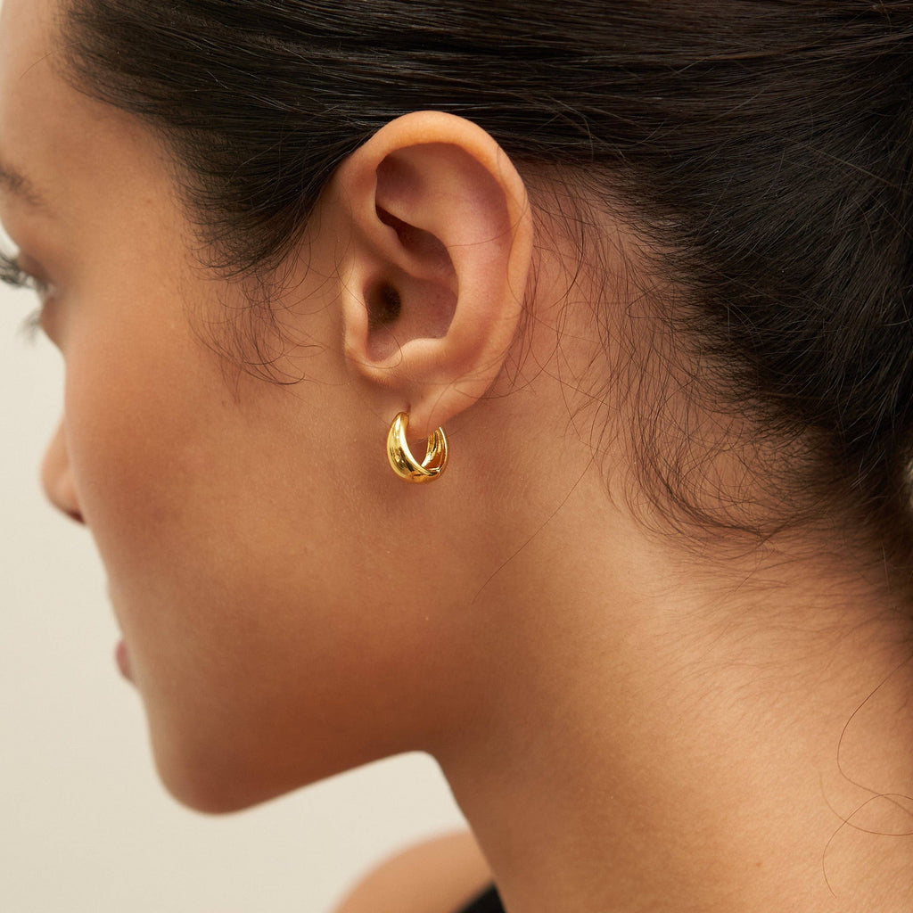 B. Grands 18K Gold 13mm Zenith Hoops