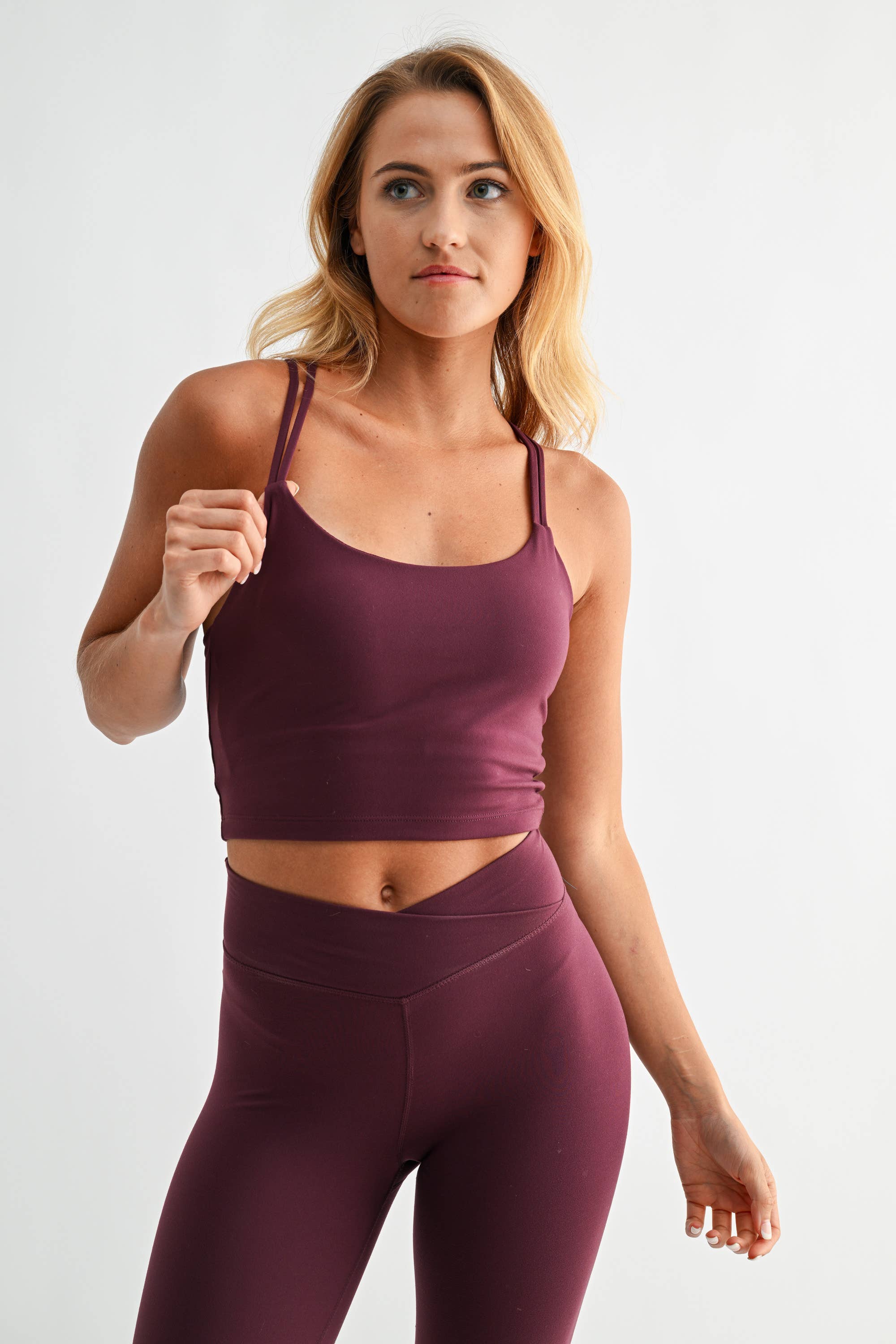 Venice Cloud Light Criss-Cross Sports Bra