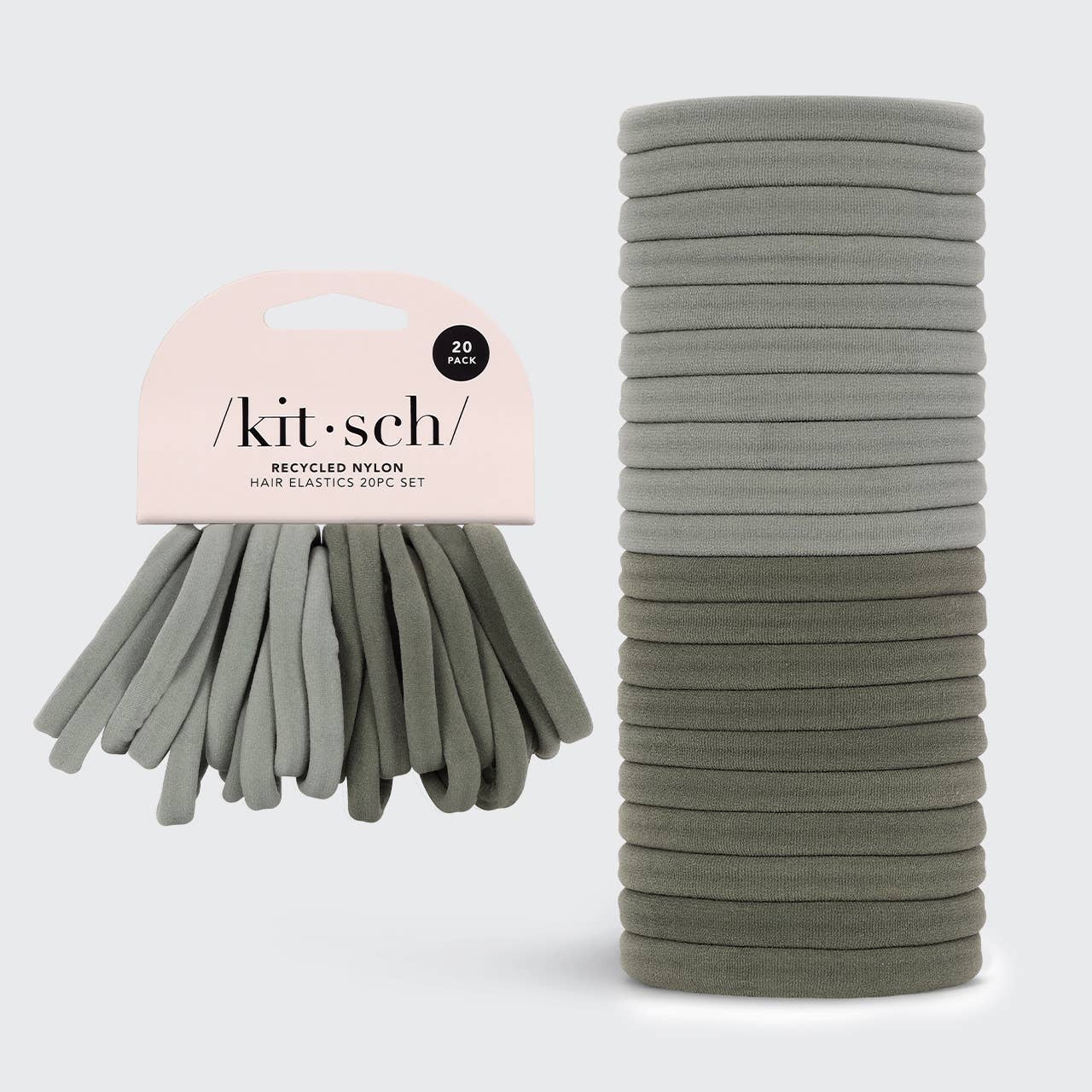 Kitsch Eucalyptus Nylon Elastics 20pc